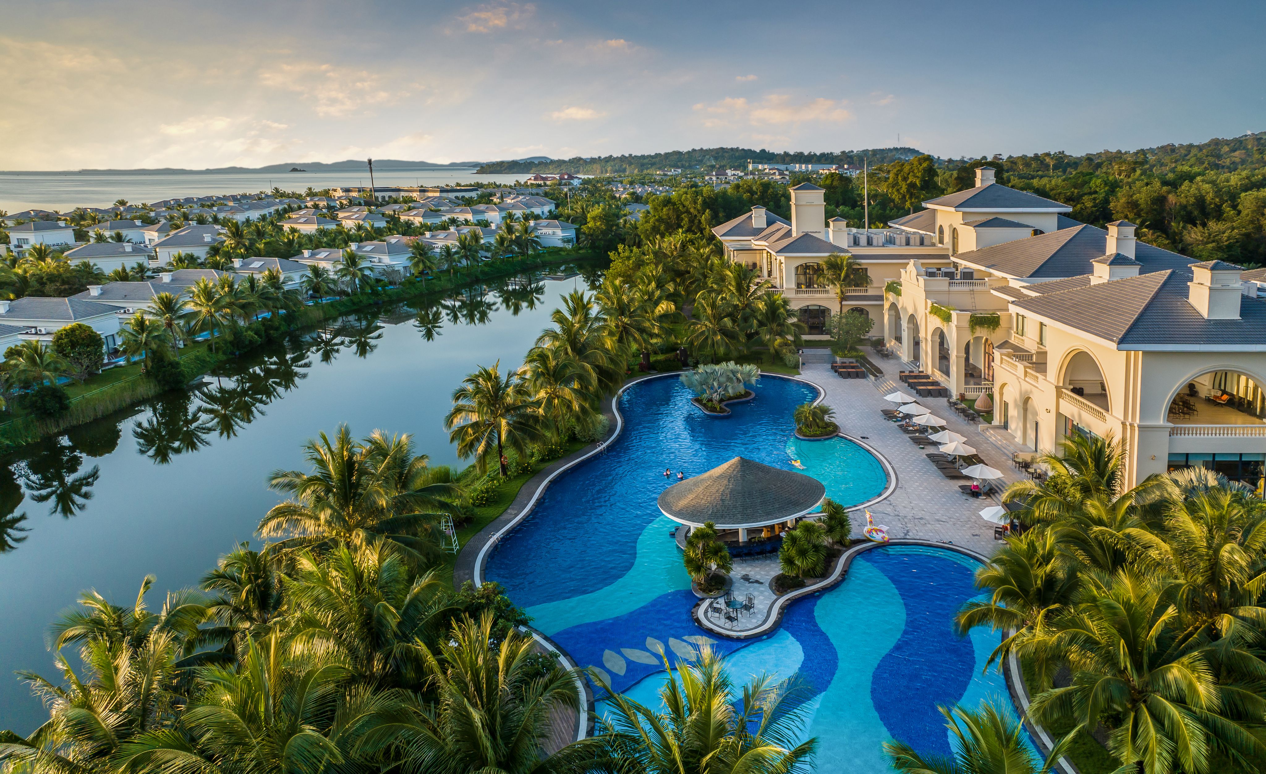 Aerial view of Phu Quoc resort